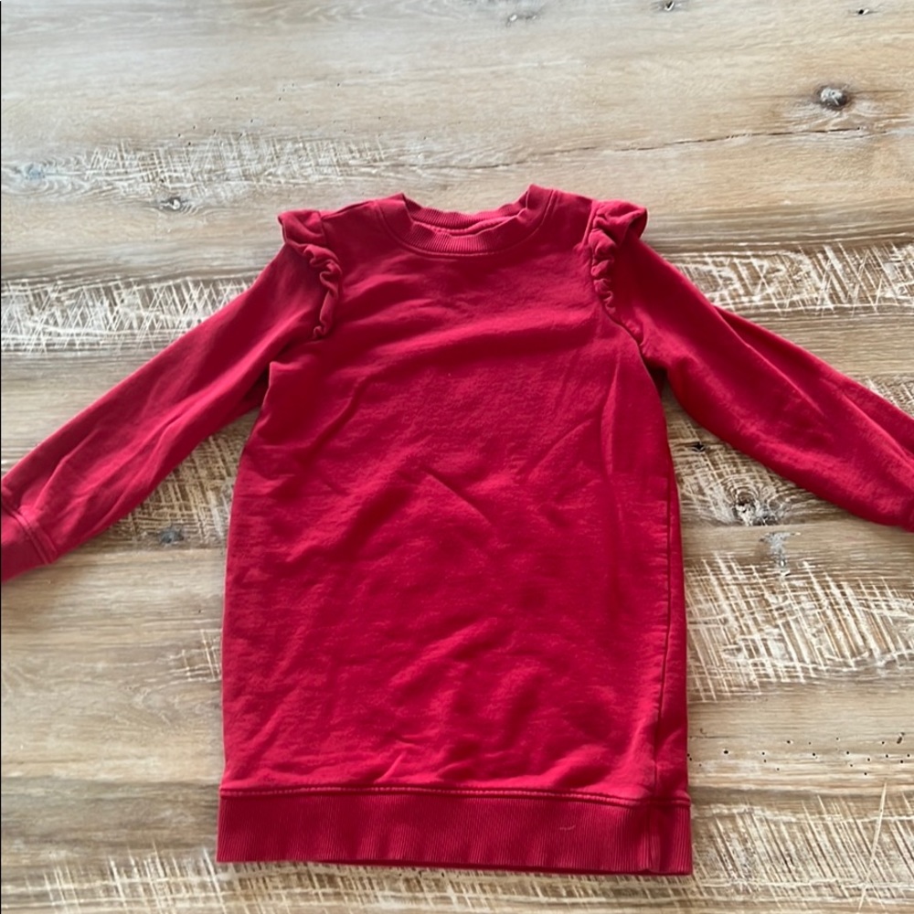 Hanna Andersson sweatshirt dress size 6-7